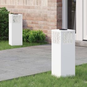    Napelemmel működő LED ösvény világítás Halszálka 2 pcs Fehér