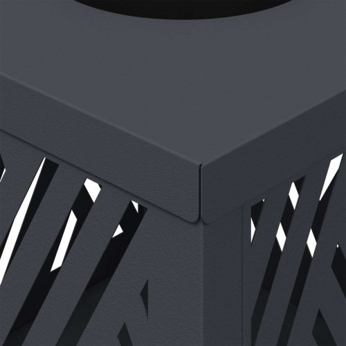  Napelemmel működő LED ösvény világítás Halszálka 2 pcs Antracit