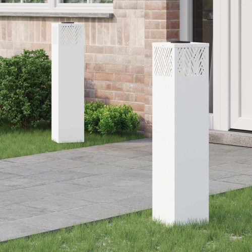  Napelemmel működő LED ösvény világítás Halszálka 2 pcs Fehér