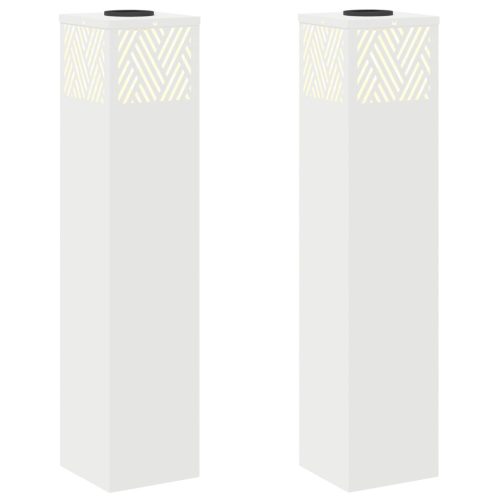  Napelemmel működő LED ösvény világítás Halszálka 2 pcs Fehér