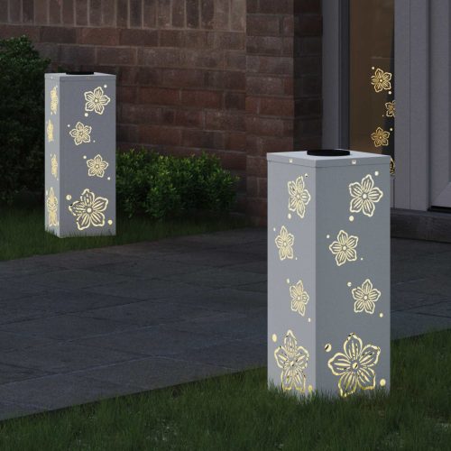  Napelemmel működő LED ösvény világítás 2 pcs Fehér