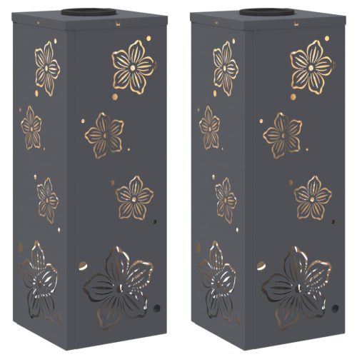  Napelemmel működő LED ösvény világítás 2 pcs Antracit