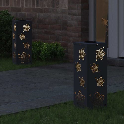  Napelemmel működő LED ösvény világítás 2 pcs Antracit