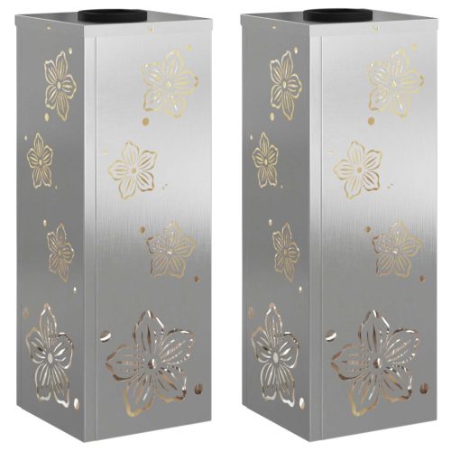  Napelemmel működő LED ösvény világítás 2 pcs Rozsdamentes acél