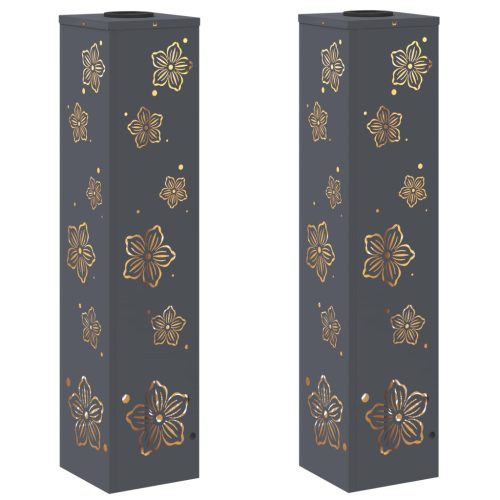  Napelemmel működő LED ösvény világítás 2 pcs Antracit