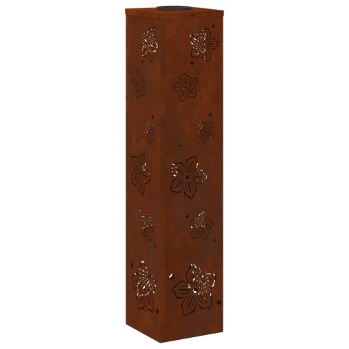  Napelemmel működő LED ösvény világítás 2 pcs Corten Acél