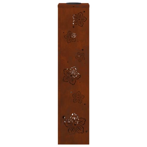  Napelemmel működő LED ösvény világítás 2 pcs Corten Acél