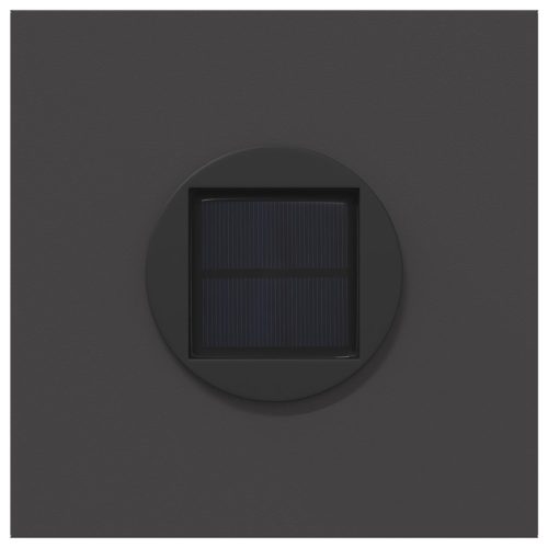  Napelemmel működő LED ösvény világítás 2 pcs Fekete