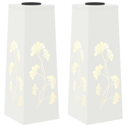  Napelemmel működő LED ösvény világítás 2 pcs Fehér