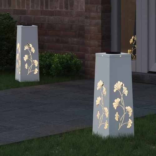  Napelemmel működő LED ösvény világítás 2 pcs Fehér