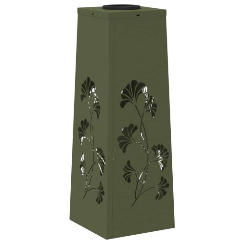  Napelemmel működő LED ösvény világítás 2 pcs Olajzöld