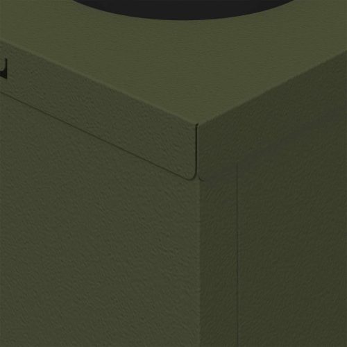  Napelemmel működő LED ösvény világítás 2 pcs Olajzöld