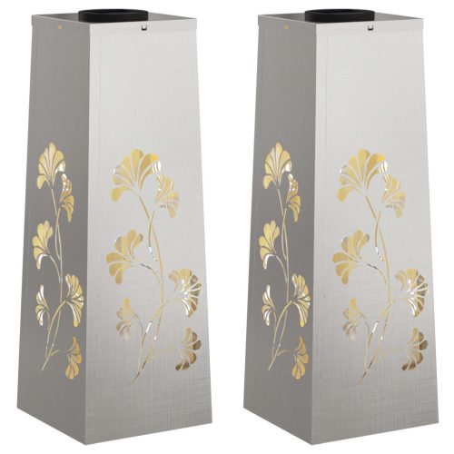  Napelemmel működő LED ösvény világítás 2 pcs Rozsdamentes acél