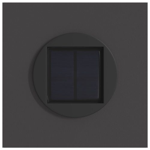  Napelemmel működő LED ösvény világítás 2 pcs Fekete