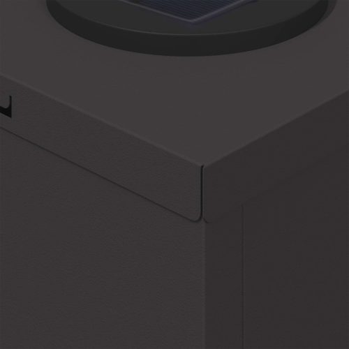  Napelemmel működő LED ösvény világítás 2 pcs Fekete