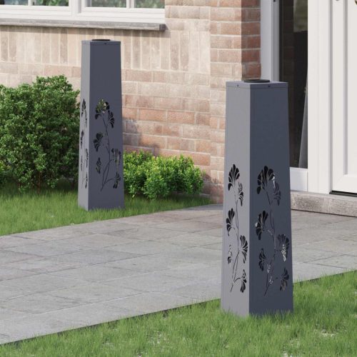  Napelemmel működő LED ösvény világítás 2 pcs Antracit