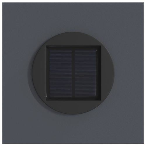  Napelemmel működő LED ösvény világítás 2 pcs Antracit