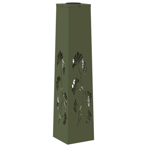  Napelemmel működő LED ösvény világítás 2 pcs Olajzöld