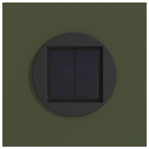  Napelemmel működő LED ösvény világítás 2 pcs Olajzöld