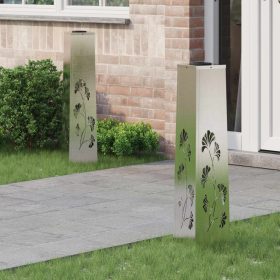    Napelemmel működő LED ösvény világítás 2 pcs Rozsdamentes acél