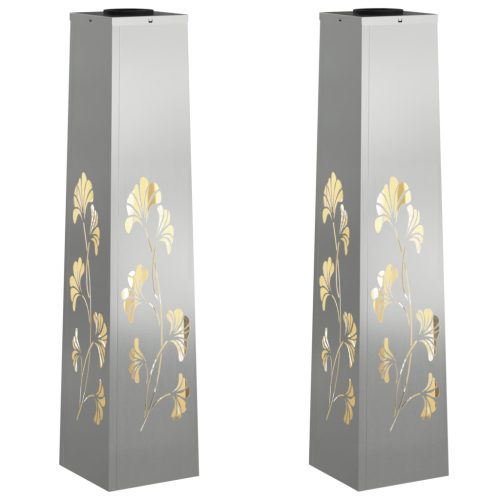  Napelemmel működő LED ösvény világítás 2 pcs Galvanizált