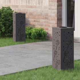  Napelemmel működő LED ösvény világítás 2 pcs Fekete