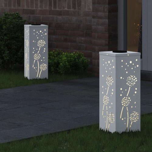  Napelemmel működő LED ösvény világítás 2 pcs Fehér