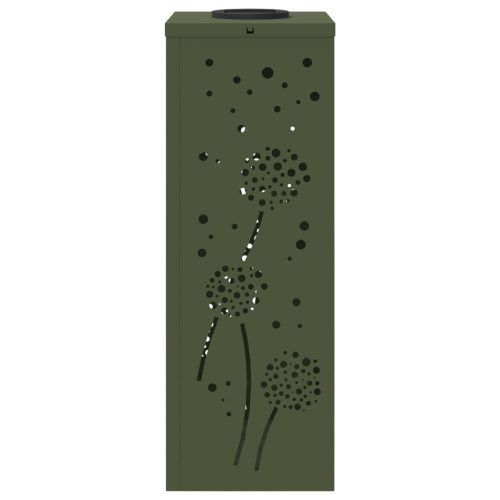  Napelemmel működő LED ösvény világítás 2 pcs Olajzöld