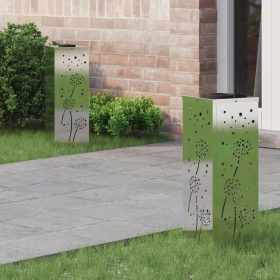    Napelemmel működő LED ösvény világítás 2 pcs Rozsdamentes acél