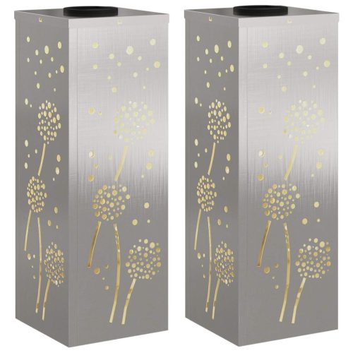  Napelemmel működő LED ösvény világítás 2 pcs Rozsdamentes acél