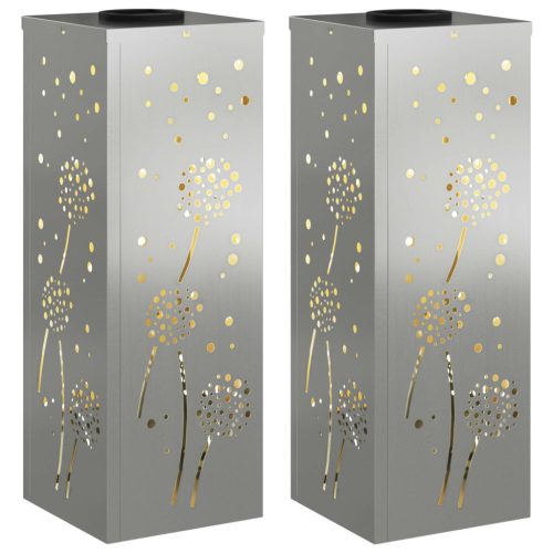  Napelemmel működő LED ösvény világítás 2 pcs Galvanizált