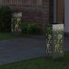  Napelemmel működő LED ösvény világítás 2 pcs Galvanizált