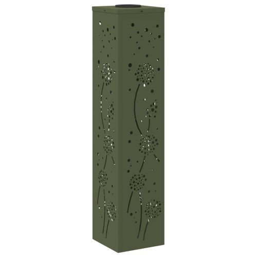  Napelemmel működő LED ösvény világítás 2 pcs Olajzöld