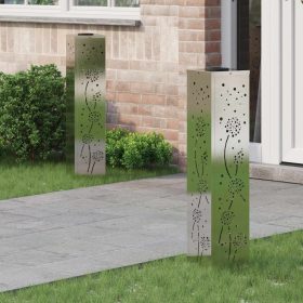    Napelemmel működő LED ösvény világítás 2 pcs Rozsdamentes acél