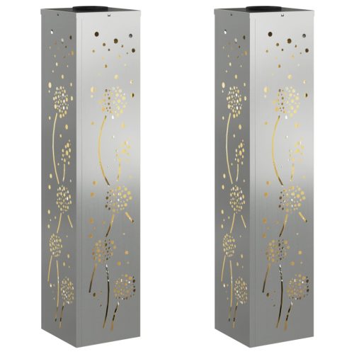  Napelemmel működő LED ösvény világítás 2 pcs Galvanizált