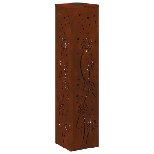  Napelemmel működő LED ösvény világítás 2 pcs Corten Acél