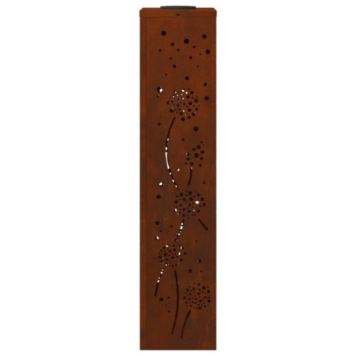  Napelemmel működő LED ösvény világítás 2 pcs Corten Acél