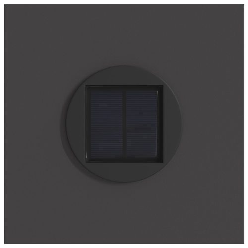  Napelemmel működő LED ösvény világítás 2 pcs Fekete