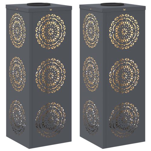  Napelemmel működő LED ösvény világítás 2 pcs Antracit