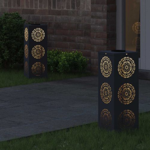  Napelemmel működő LED ösvény világítás 2 pcs Antracit