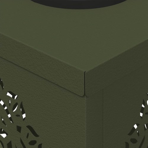  Napelemmel működő LED ösvény világítás 2 pcs Olajzöld