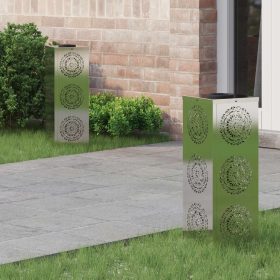    Napelemmel működő LED ösvény világítás 2 pcs Rozsdamentes acél