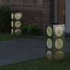  Napelemmel működő LED ösvény világítás 2 pcs Galvanizált