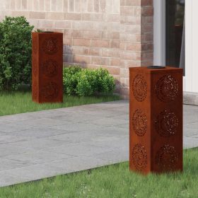    Napelemmel működő LED ösvény világítás 2 pcs Corten Acél