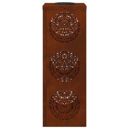  Napelemmel működő LED ösvény világítás 2 pcs Corten Acél