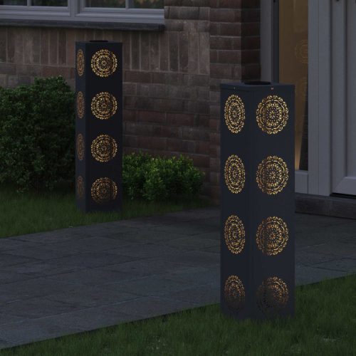  Napelemmel működő LED ösvény világítás 2 pcs Antracit