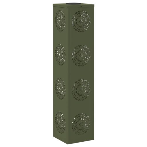  Napelemmel működő LED ösvény világítás 2 pcs Olajzöld