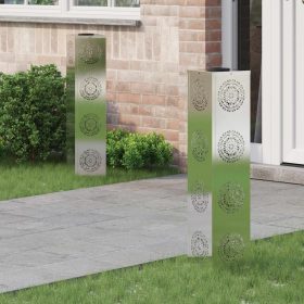    Napelemmel működő LED ösvény világítás 2 pcs Rozsdamentes acél