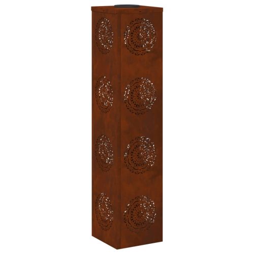  Napelemmel működő LED ösvény világítás 2 pcs Corten Acél