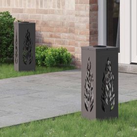  Napelemmel működő LED ösvény világítás 2 pcs Fekete